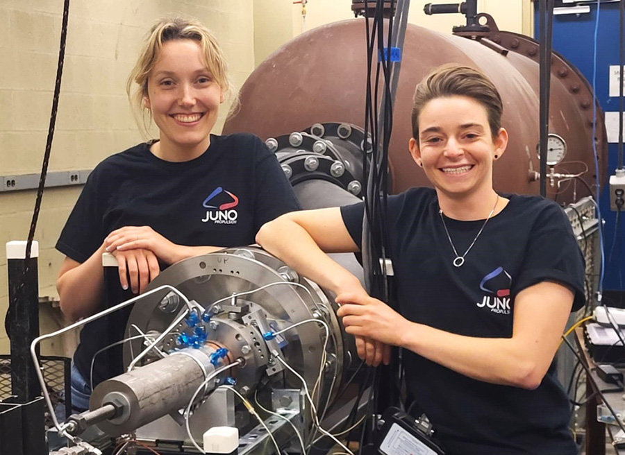 Co-Founders of Juno, Harroun on left and Ari on right